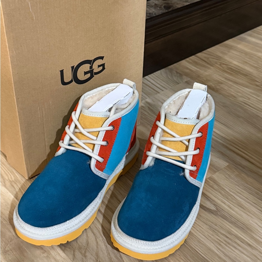 Size 3 Kids/Youth  UGG(R) Neumel II Water Resistant Chukka Boot